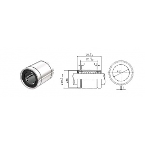 بلبرینگ خطی LM10 AJ ساخت کره