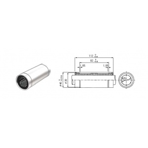 بلبرینگ خطی LM25L ساخت کره